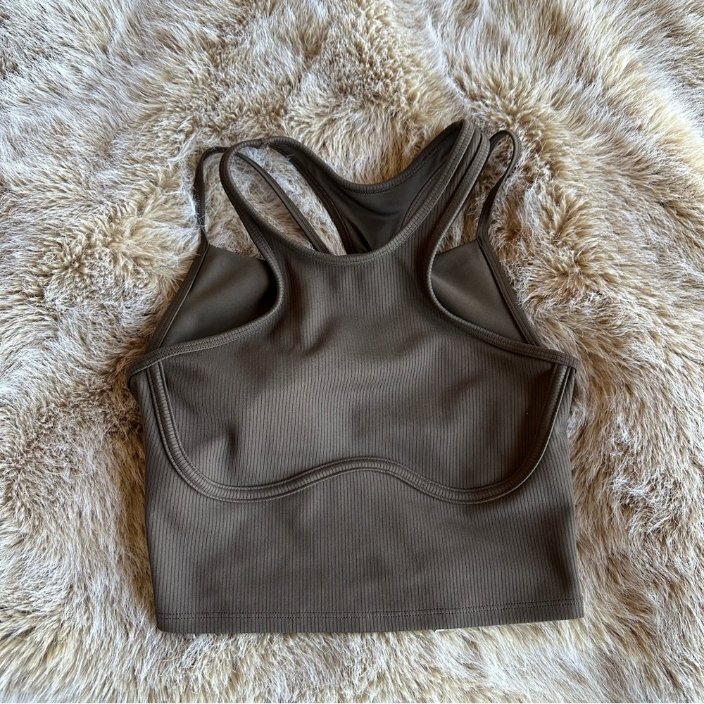 Alo Brown Airlift Enchanted Bra
